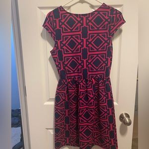 Preppy print dress